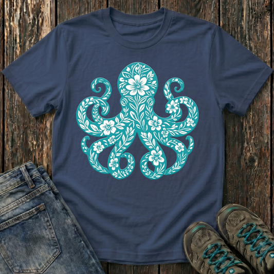 Children's Blooming Octopus T-shirt