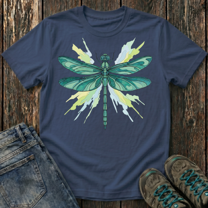 Children's Dragonfly Teal Splash T-shirt