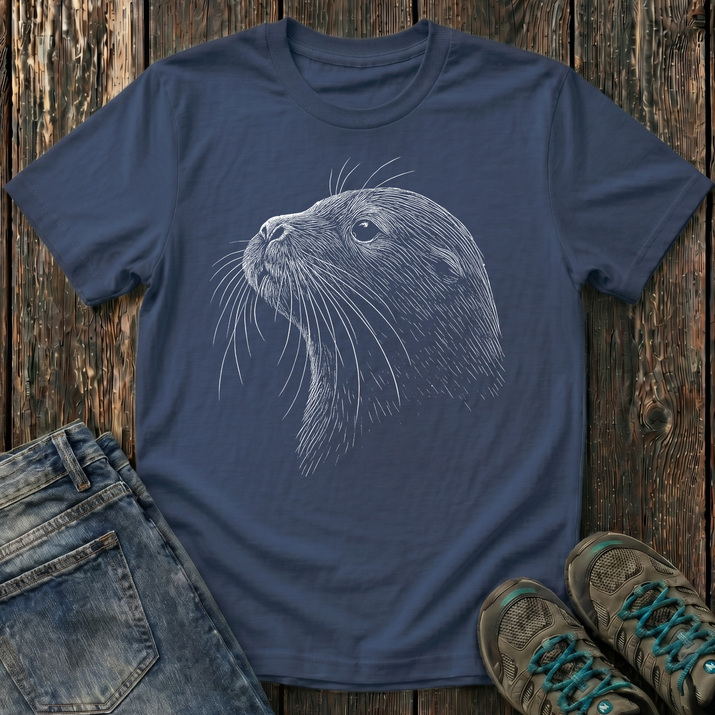 Children's Sea Lion Portrait T-shirt