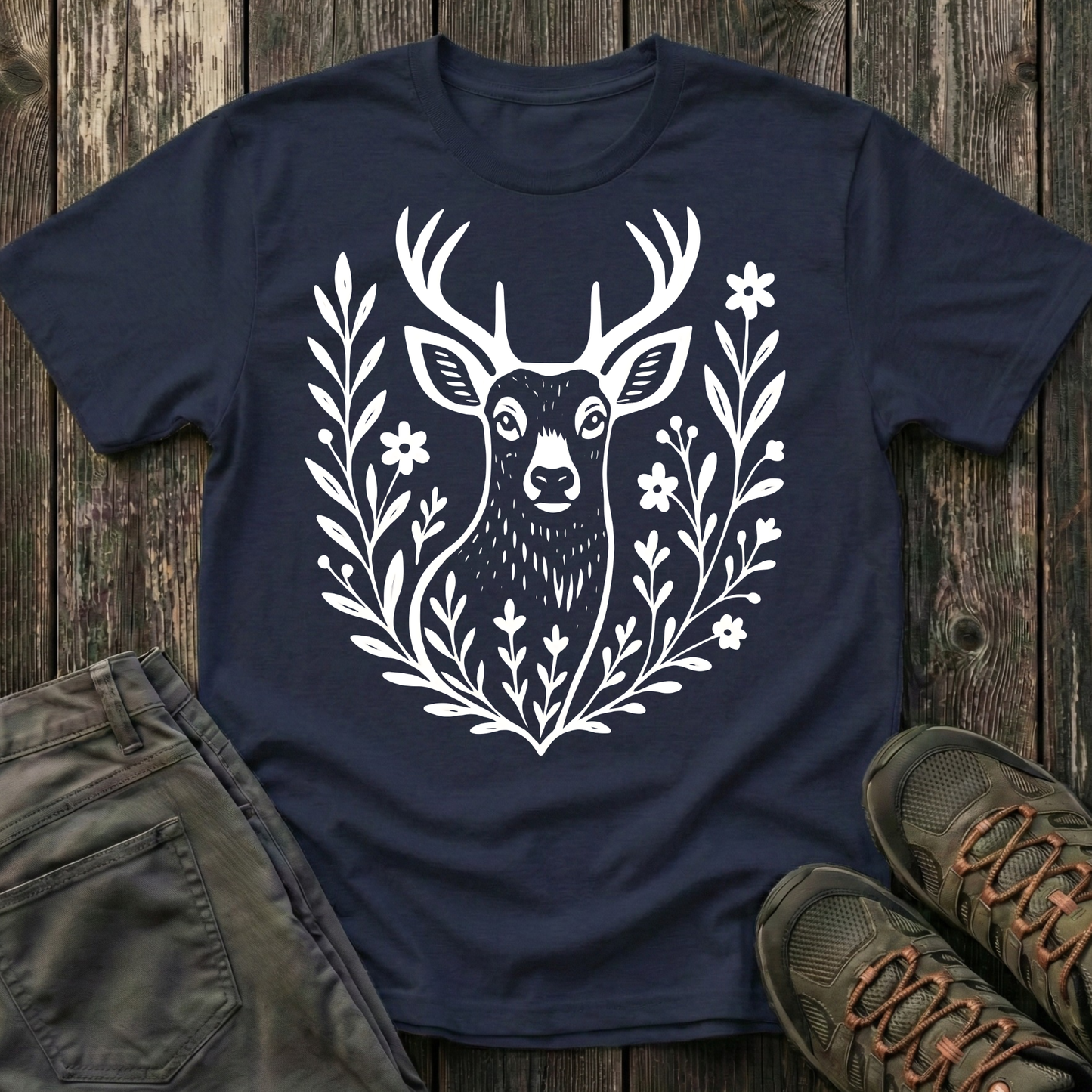 Deer Portrait T-shirt