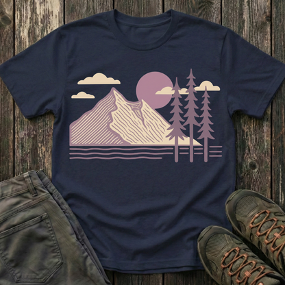Lavender Mountain Sunset T-shirt