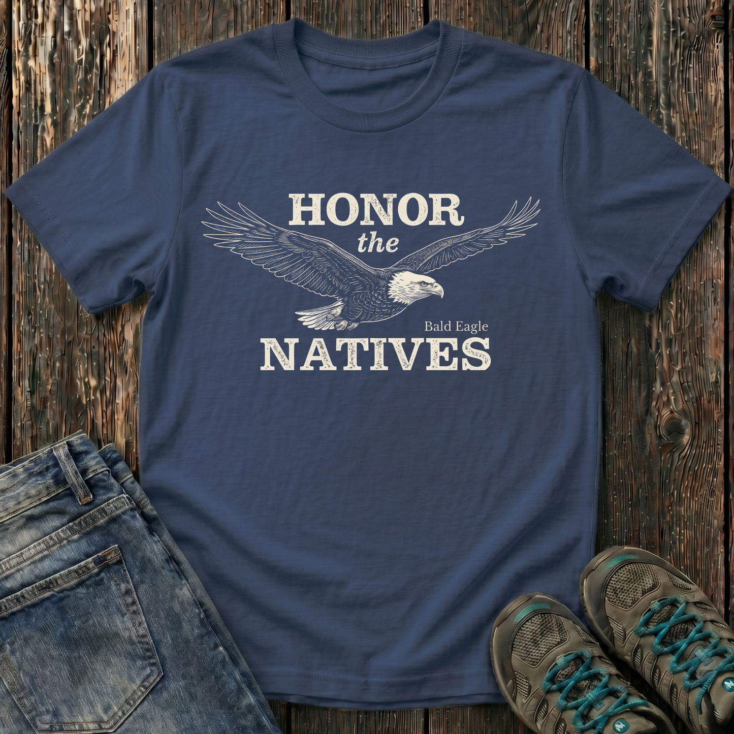 Children's Honor The Natives Bald Eagle T-shirt