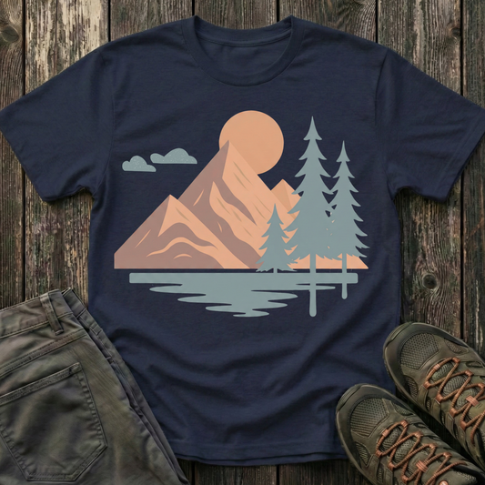 Mountain Landscape Serenity T-shirt