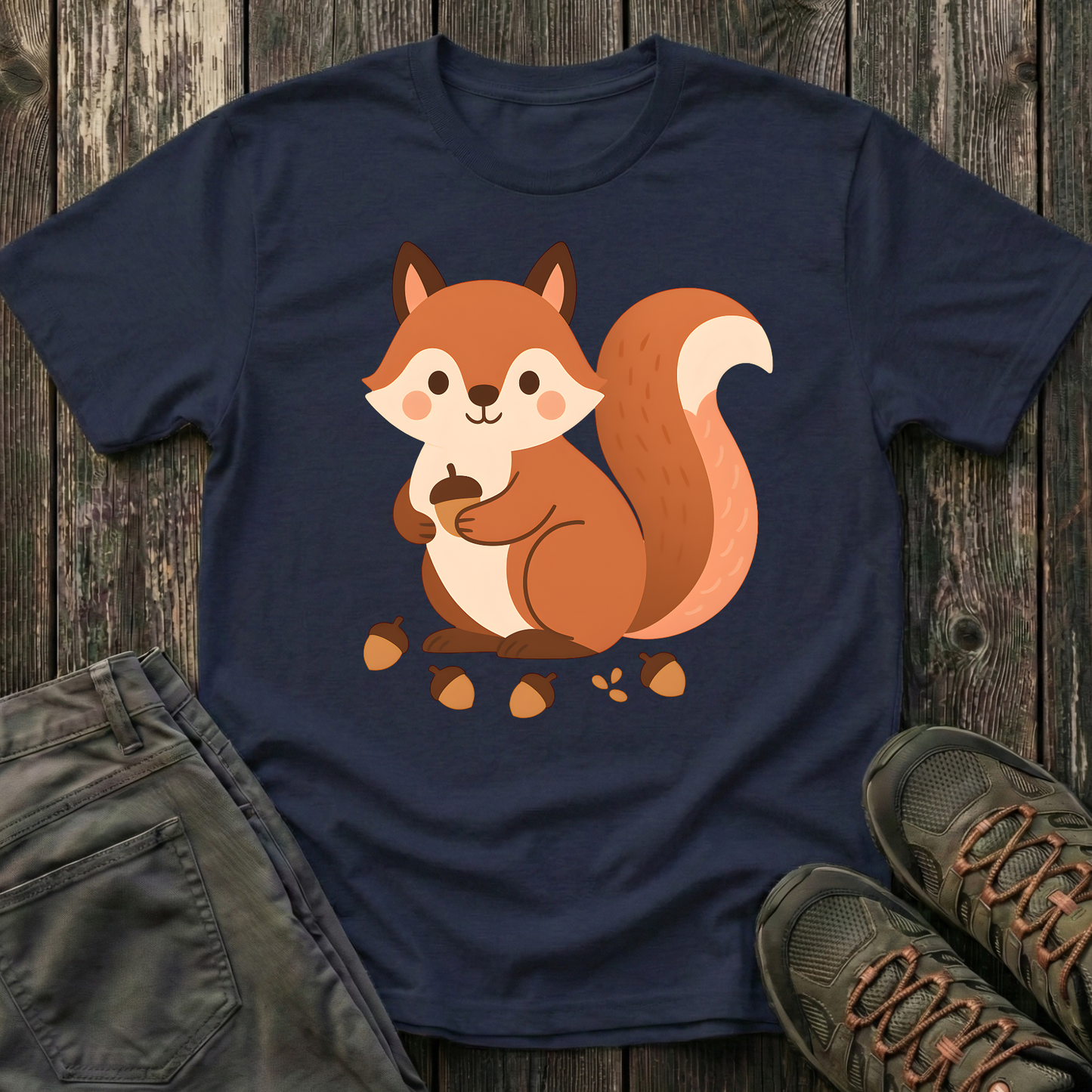 Happy Little Squirrel T-shirt