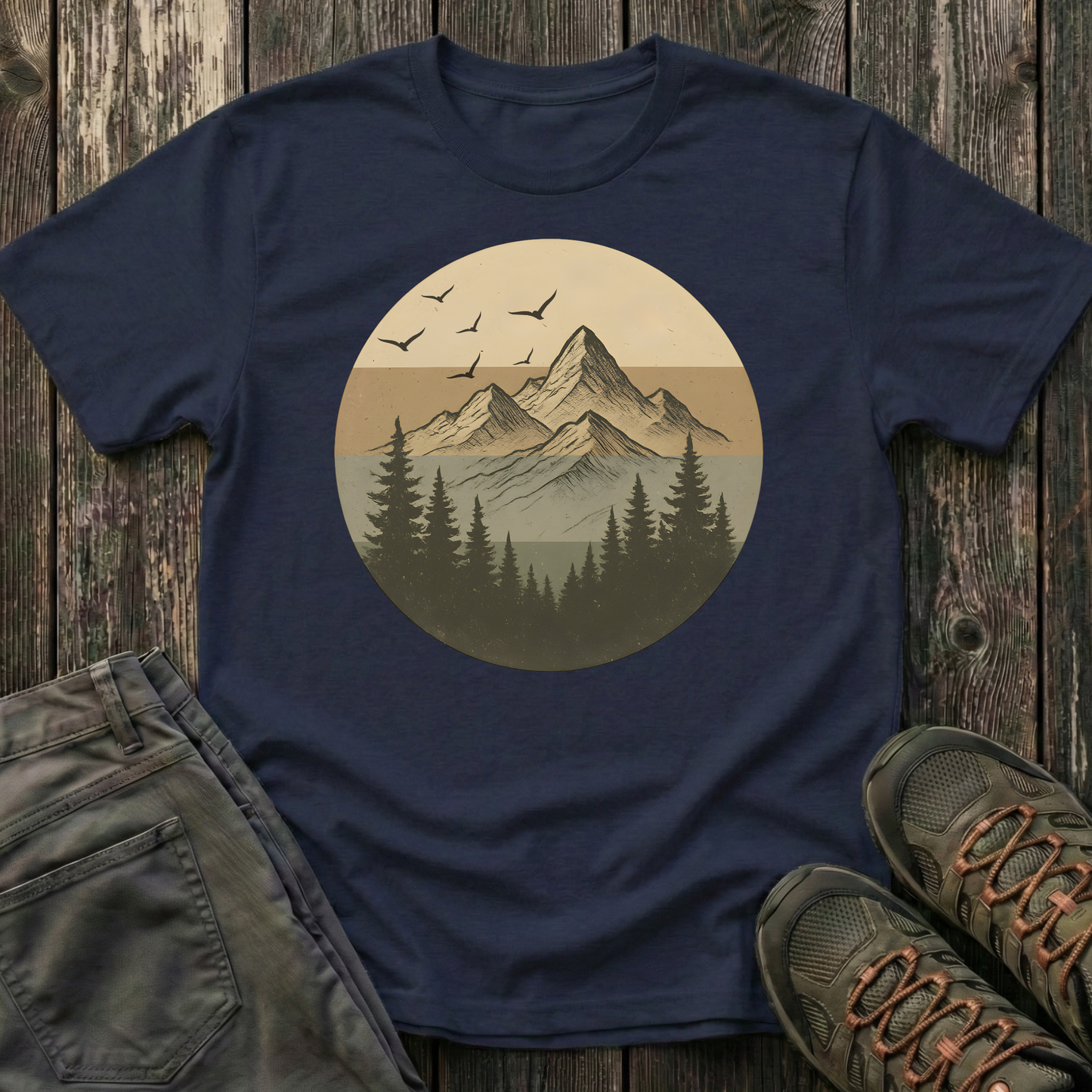 Earth Tones Landscape T-shirt