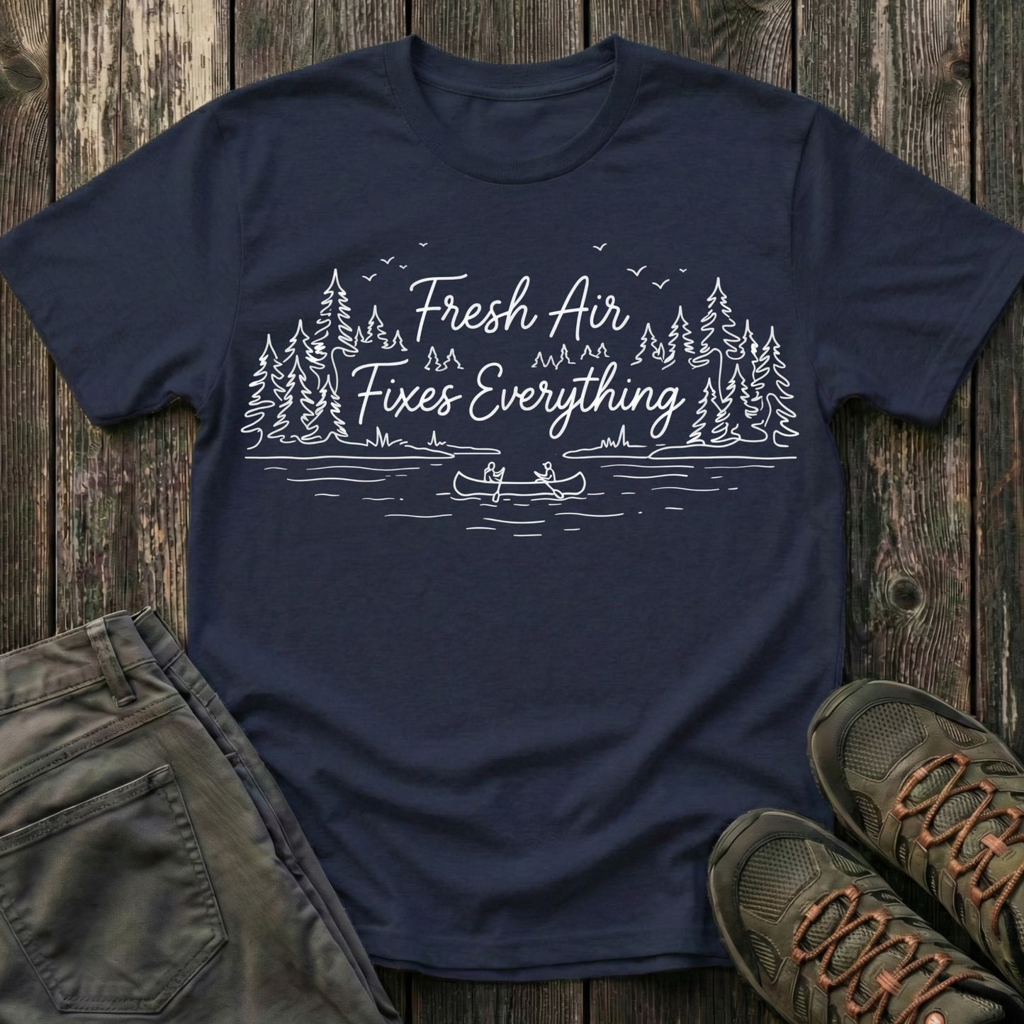 Fresh Air Fixes Everything T-shirt