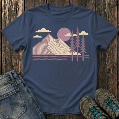 Children's Lavender Mountain Sunset T-shirt