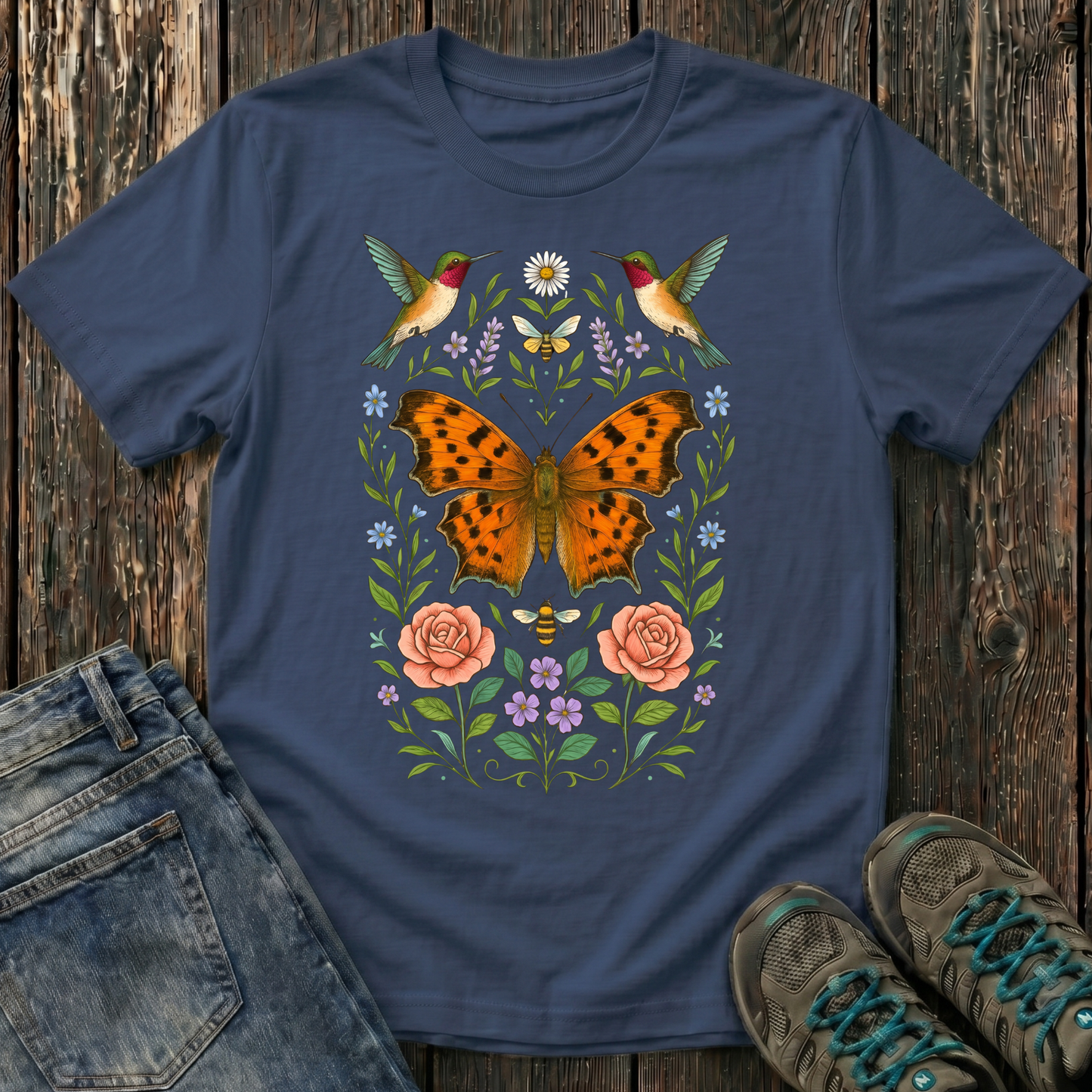 Children's Butterfly And Friends T-shirt