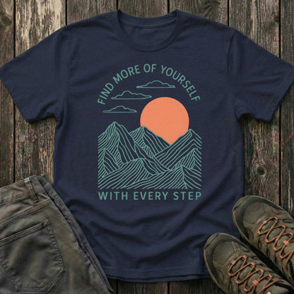 Find Yourself With Every Step T-shirt