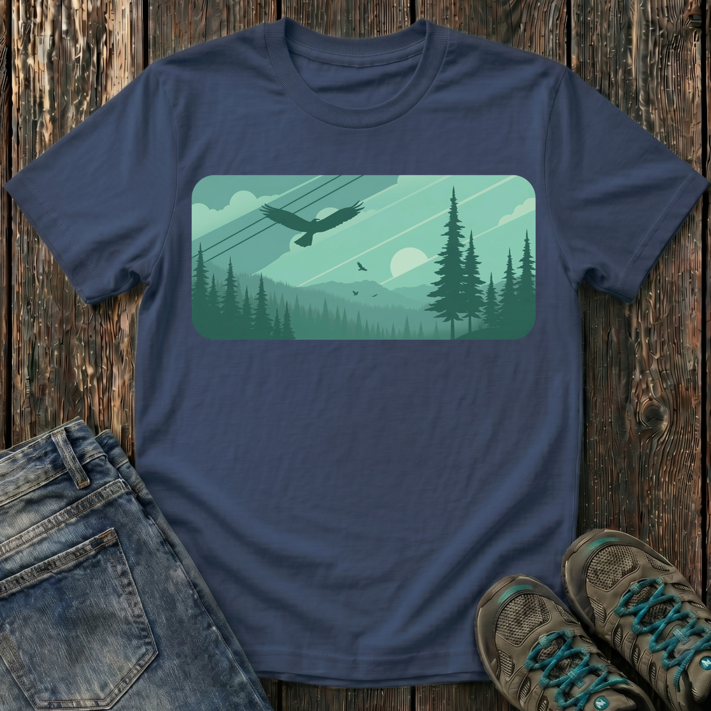 Children's Soaring Above the Pines T-shirt