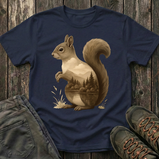 Squirrel Inner Landscape T-shirt