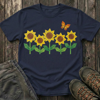 Origami Sunflowers T-shirt