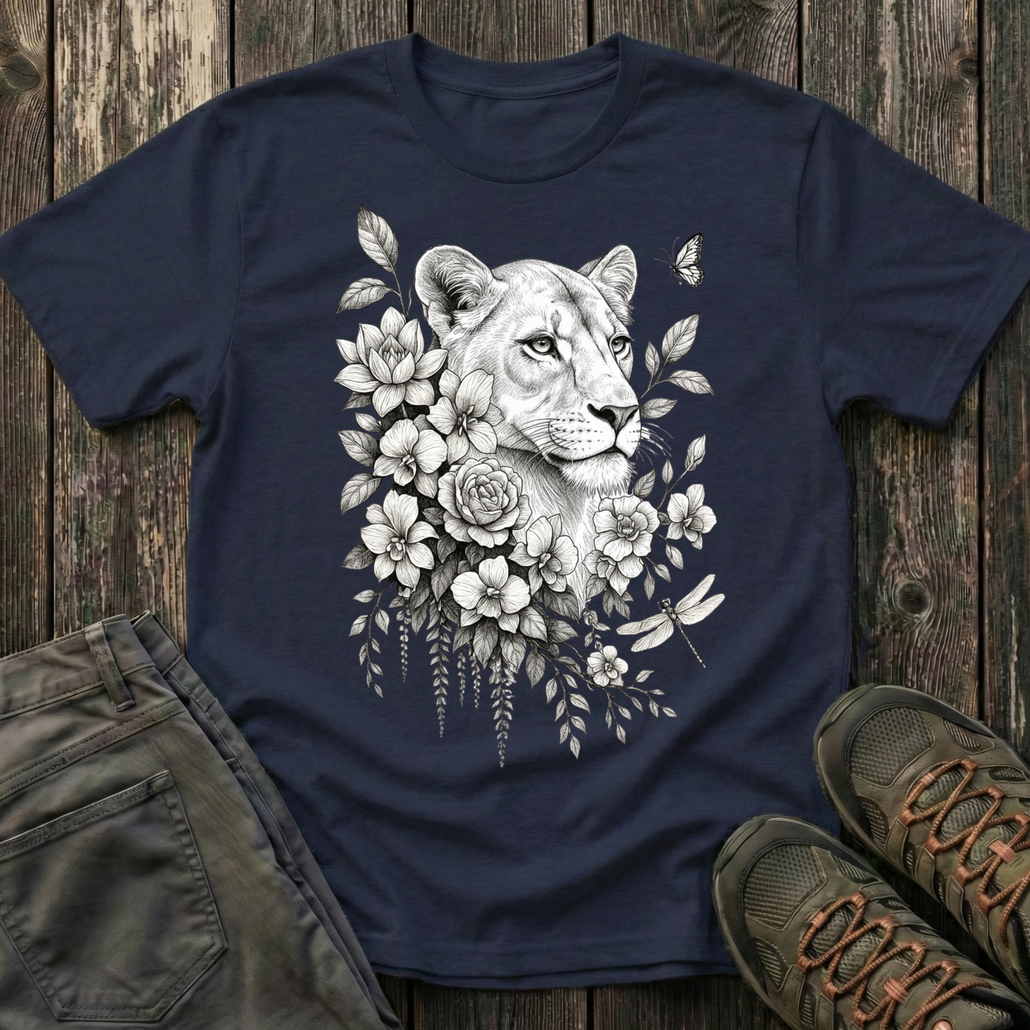 Lioness Portrait T-shirt