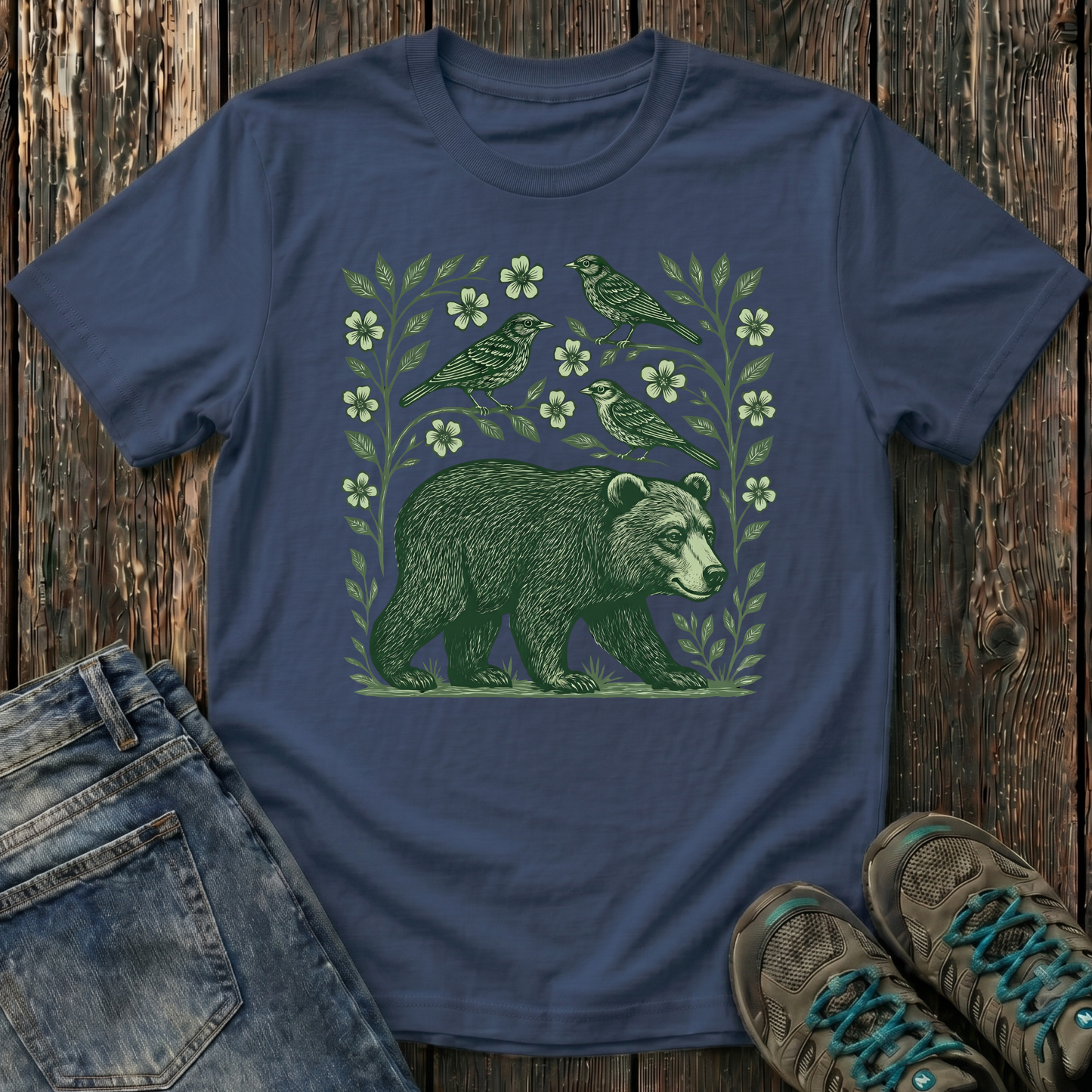 Children's Forest Bear And Friends T-shirt