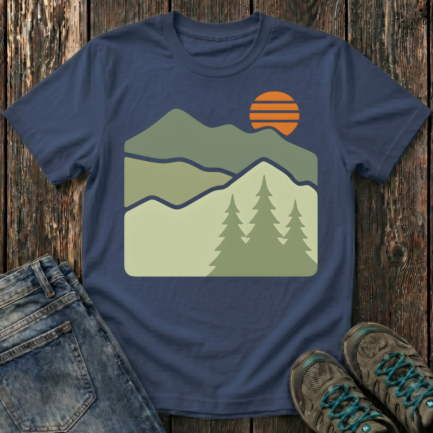 Children’s Retro Sun Rising T-shirt