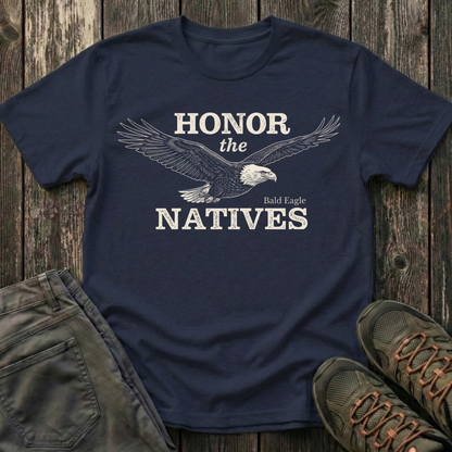 Honor The Natives Bald Eagle T-shirt