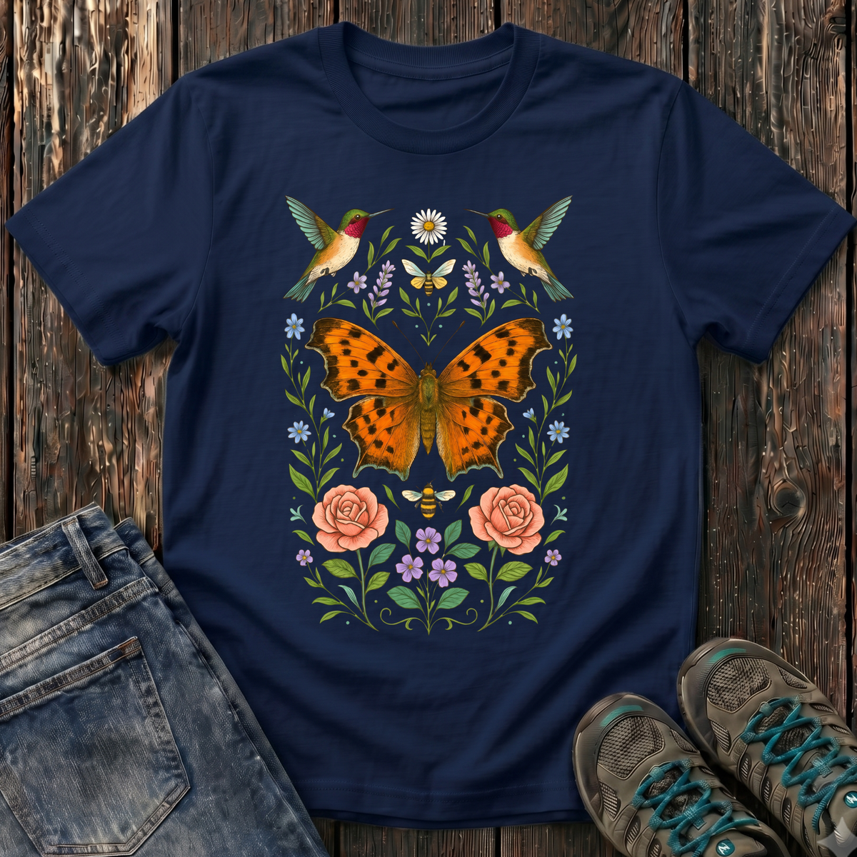 Children's Butterfly And Friends T-shirt