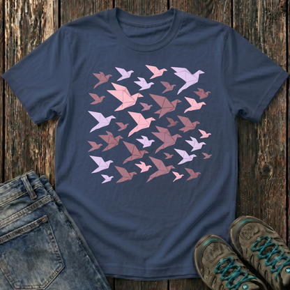Children's Origami Birds Summer T-shirt
