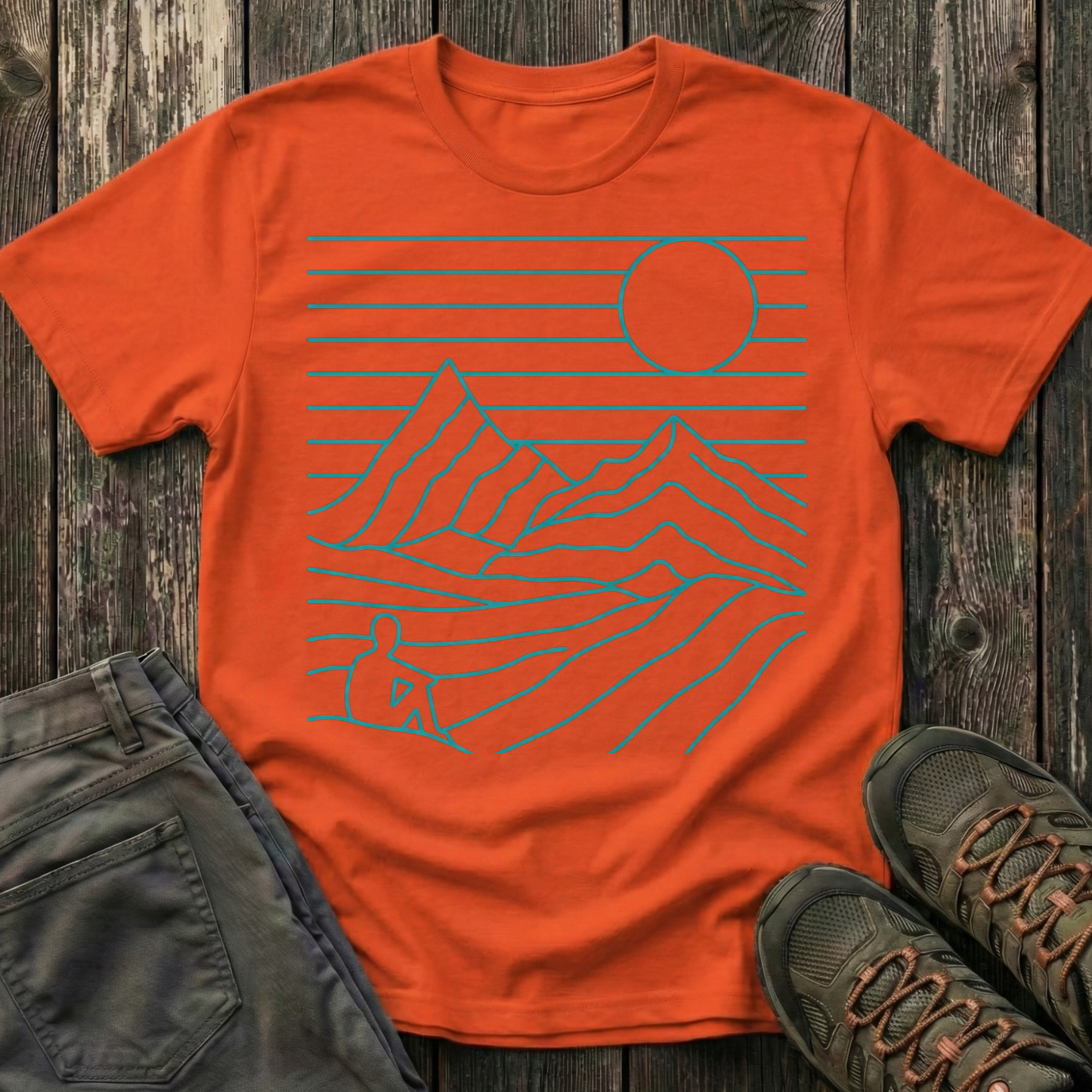 Lines of the Land T-shirt