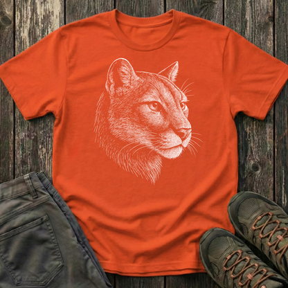 Mountain Lion Portrait T-shirt