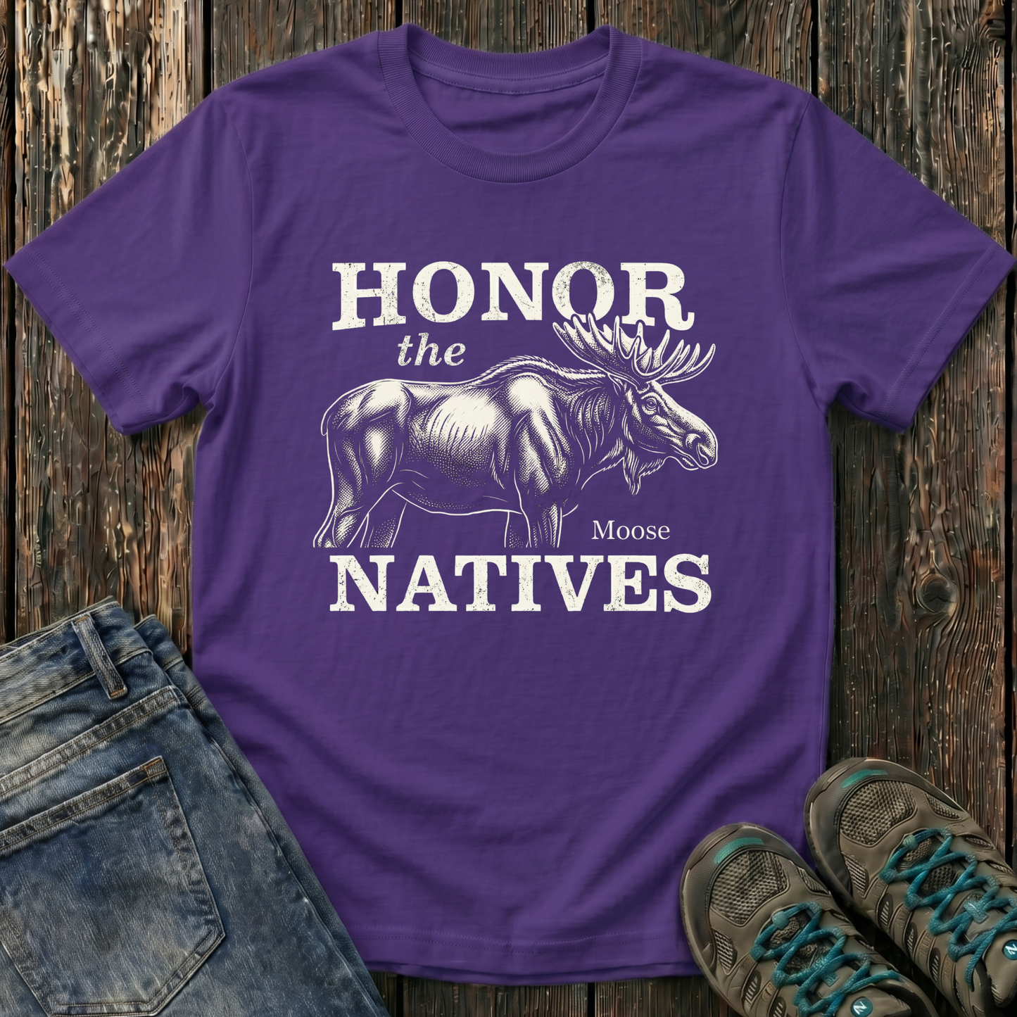Children's Honor The Natives Moose T-shirt
