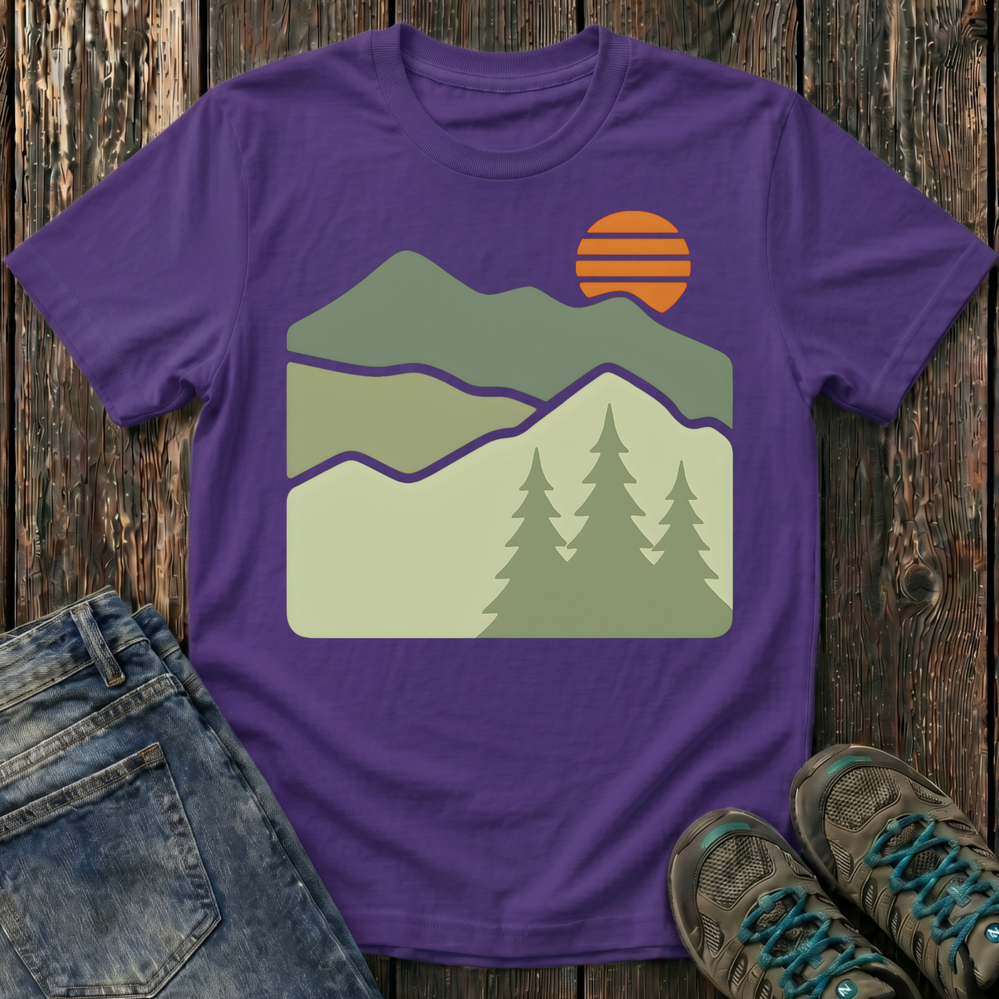 Children’s Retro Sun Rising T-shirt