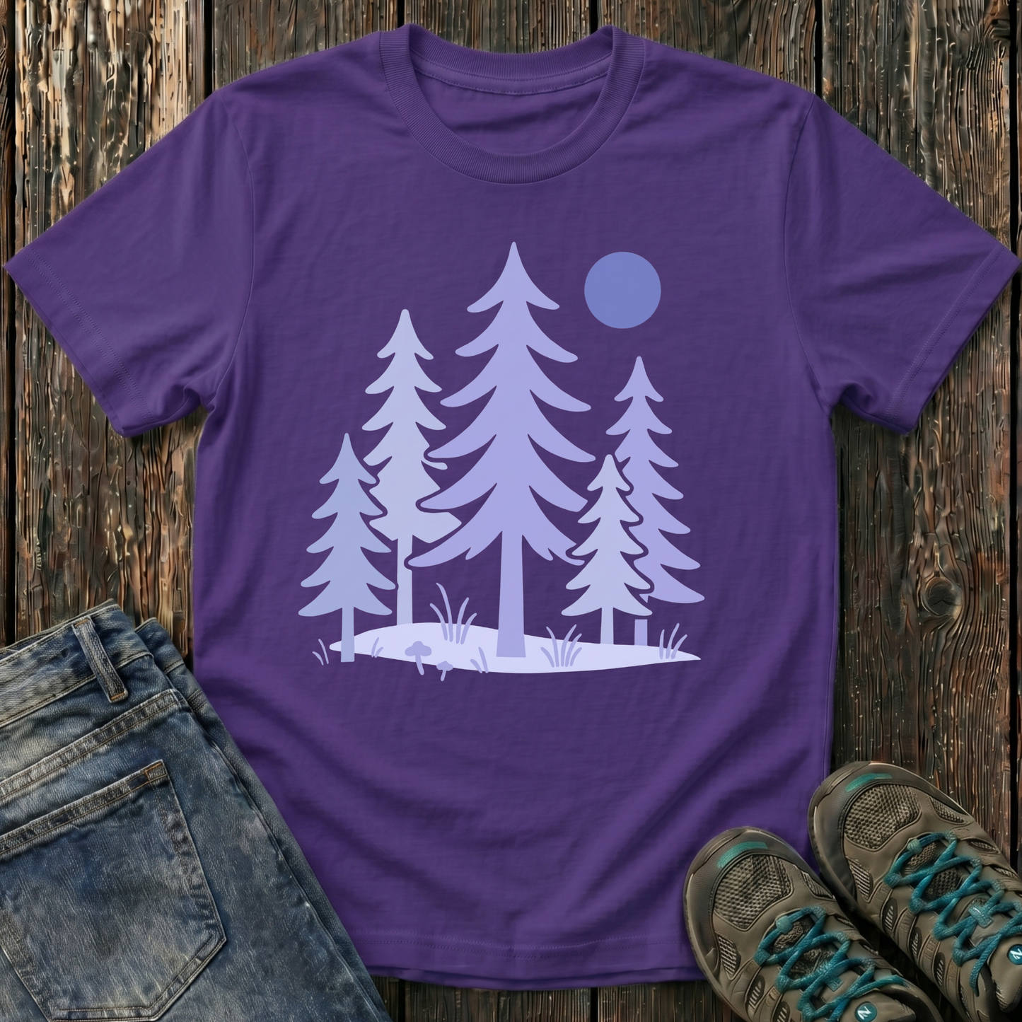 Children’s Serene Purple Forest T-shirt