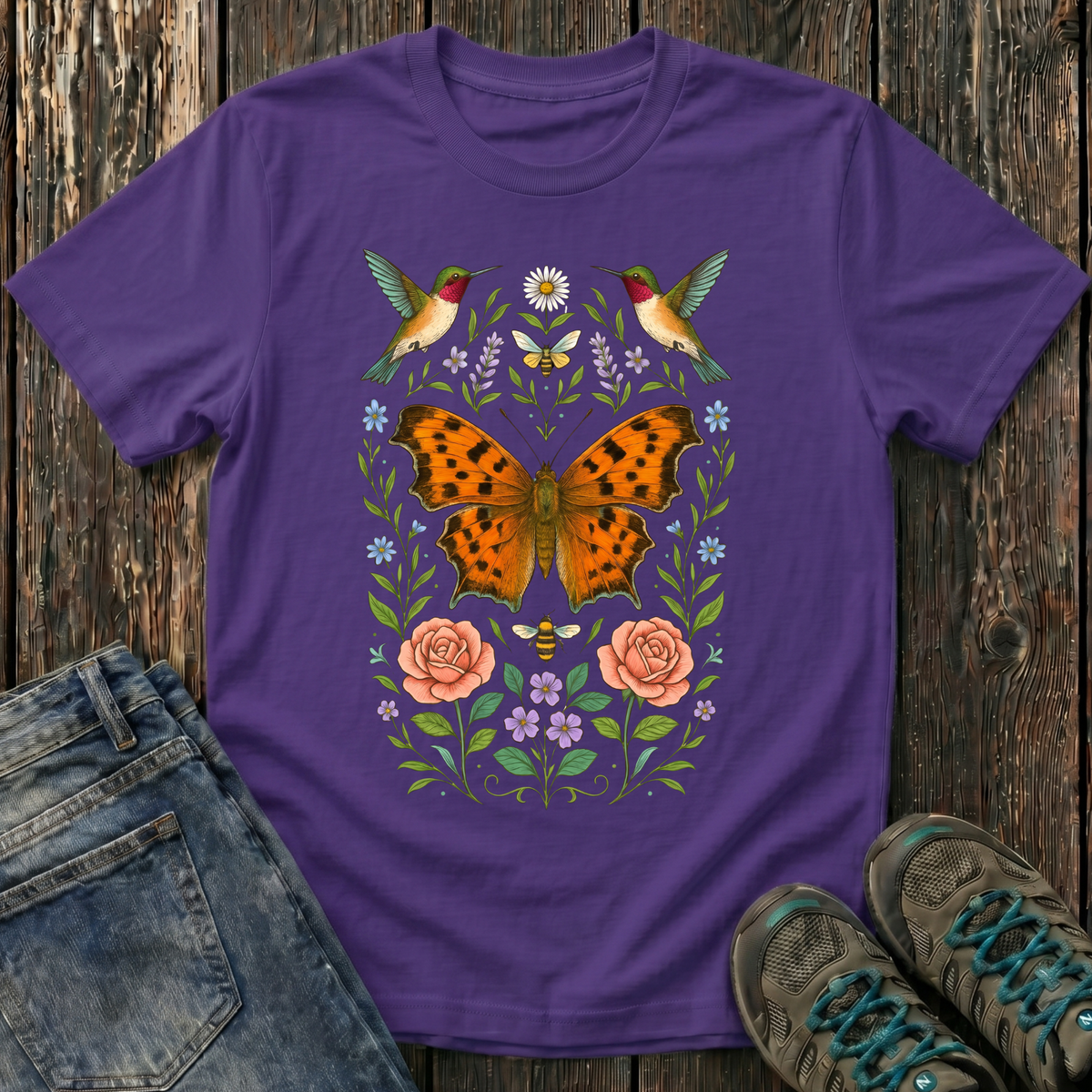 Children's Butterfly And Friends T-shirt