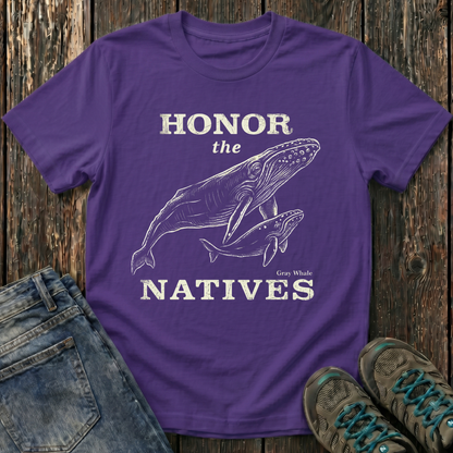 Children's Honor The Natives Gray Whale T-shirt