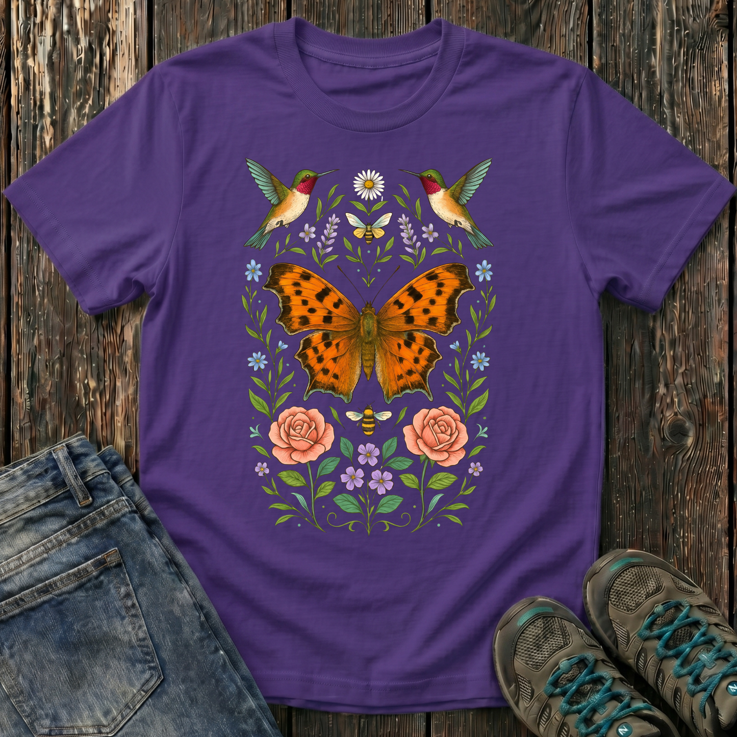 Children's Butterfly And Friends T-shirt