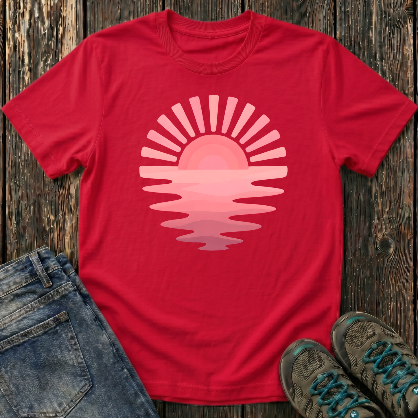 Children’s Melting Pink Sunset T-shirt