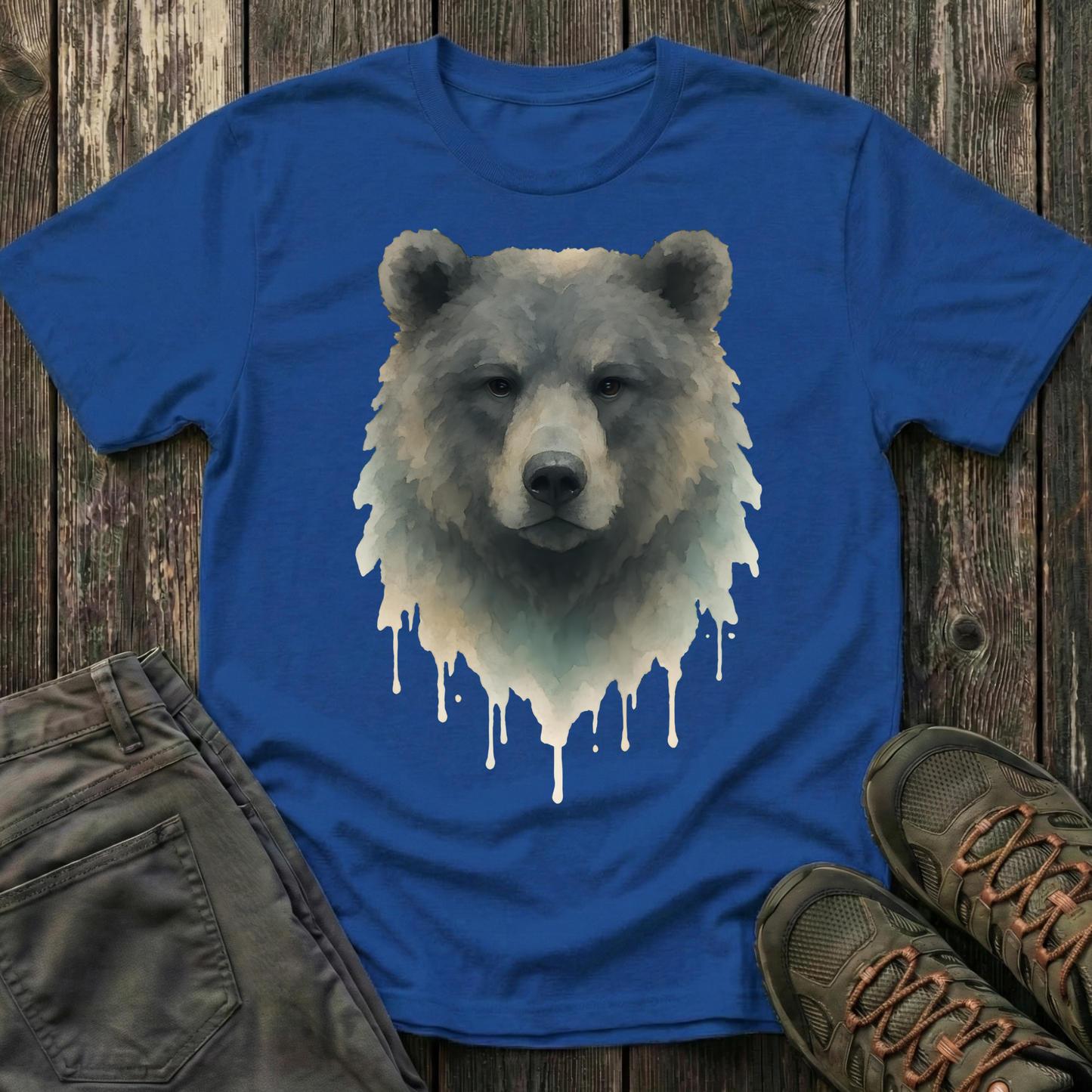 Watercolor Bear Portrait T-shirt