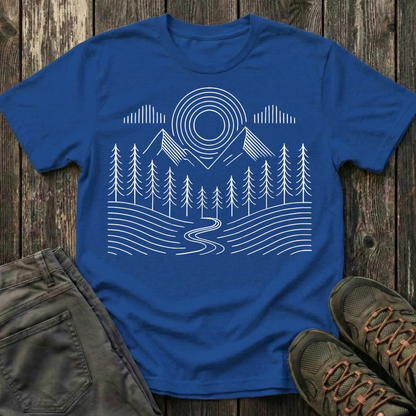 Simple Landscape Geometry T-shirt