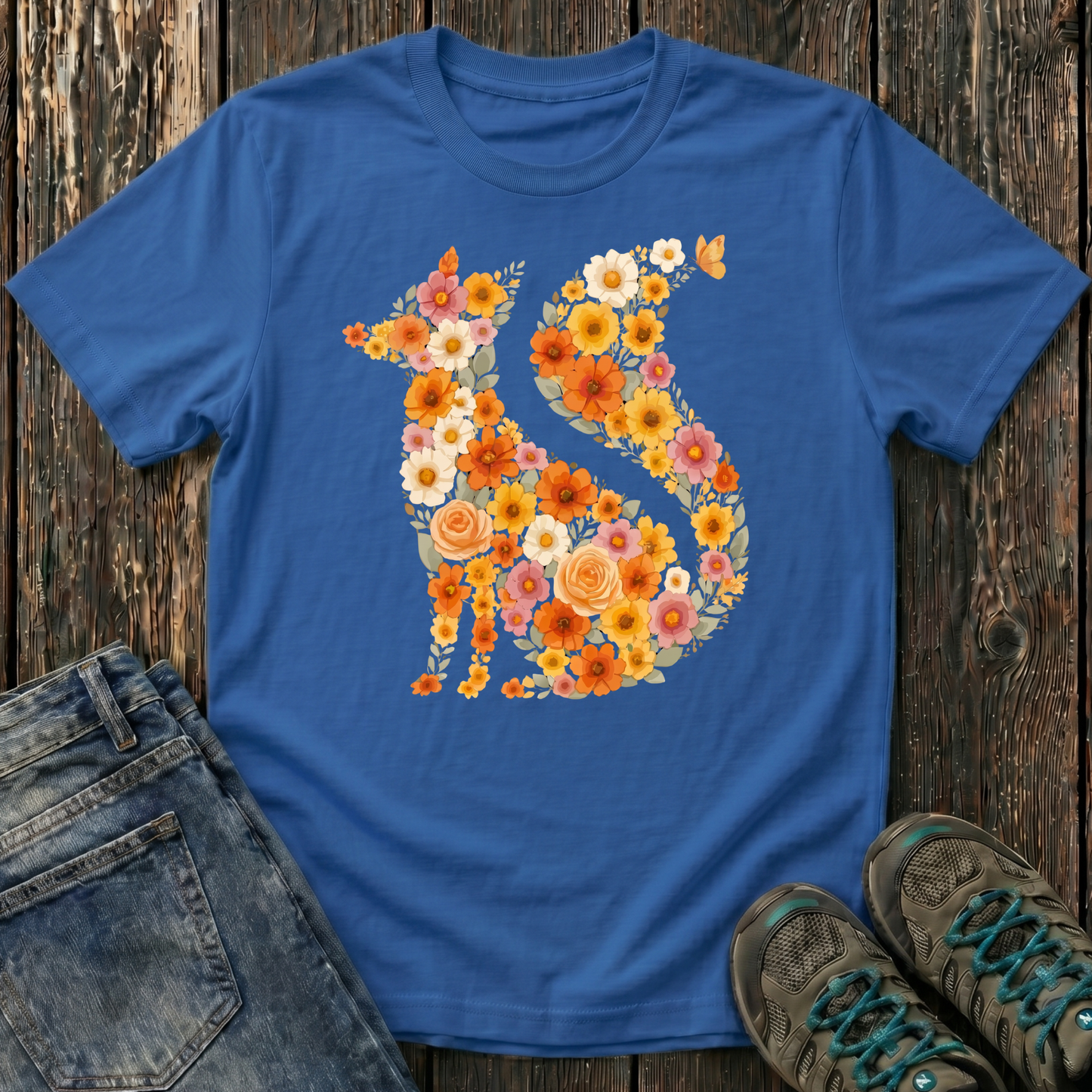 Children's Blooming Fox T-shirt