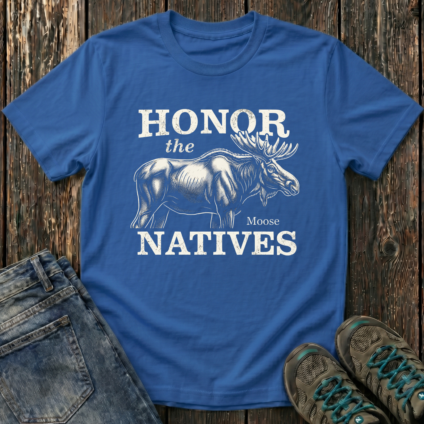Children's Honor The Natives Moose T-shirt