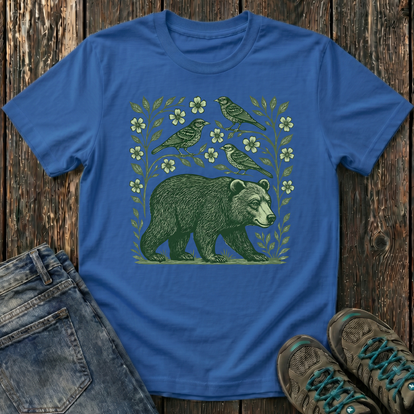 Children's Forest Bear And Friends T-shirt