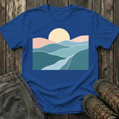 Sunset Over Rolling Hills T-shirt