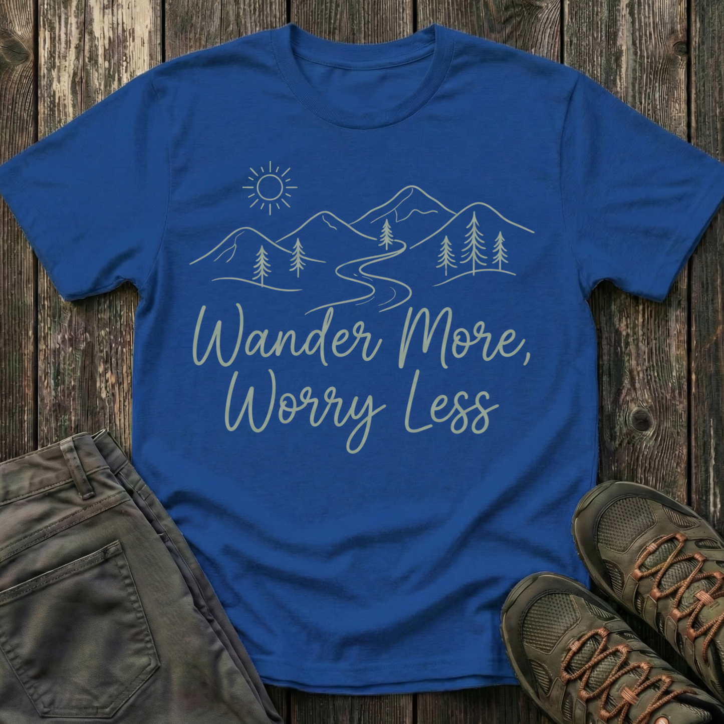 Wander More Worry Less T-shirt
