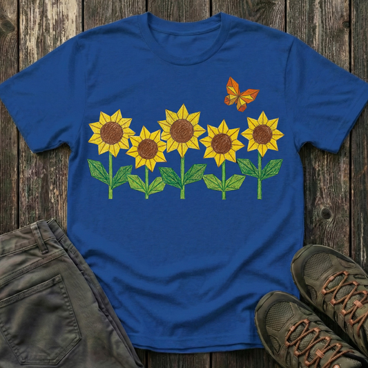 Origami Sunflowers T-shirt