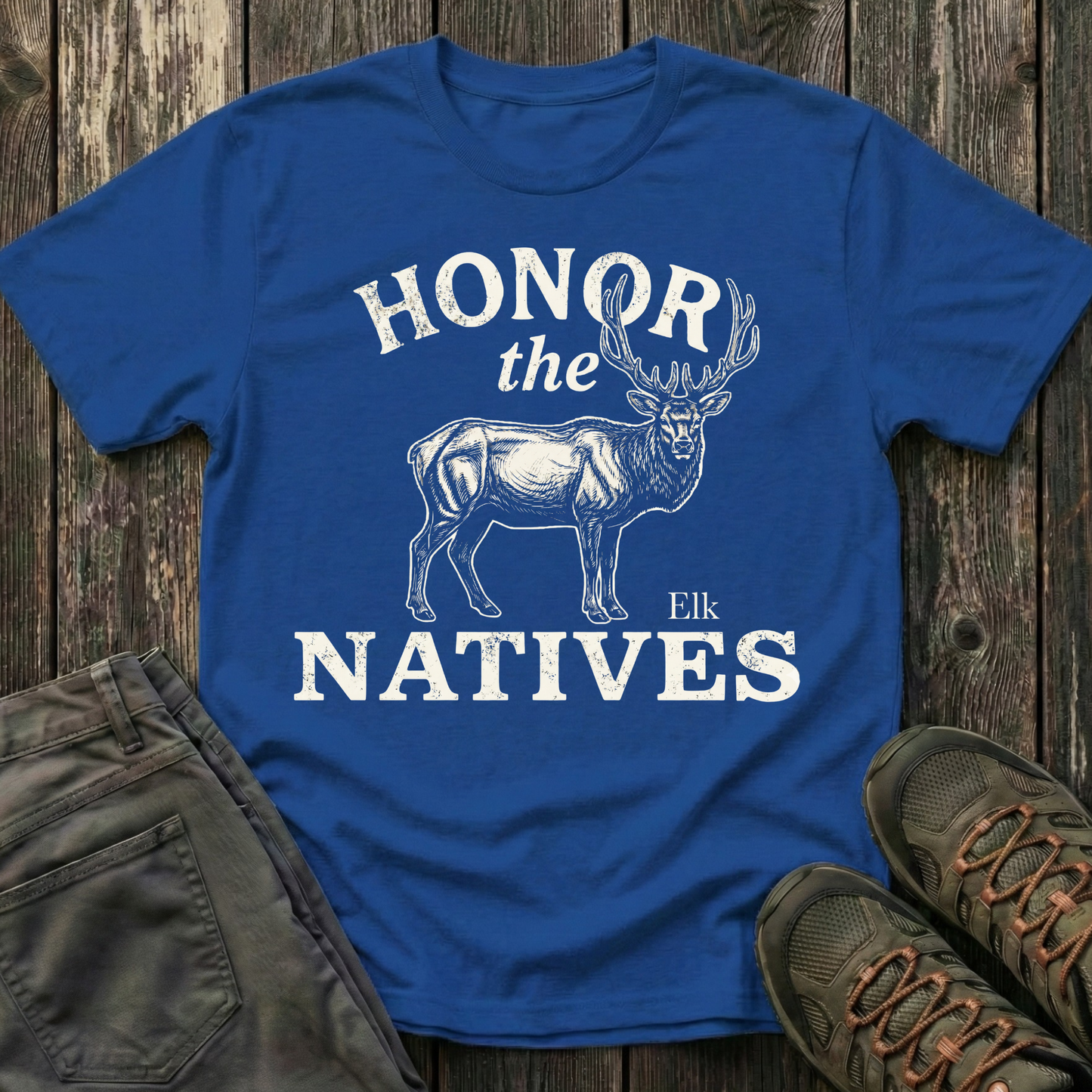 Honor The Natives Elk T-shirt