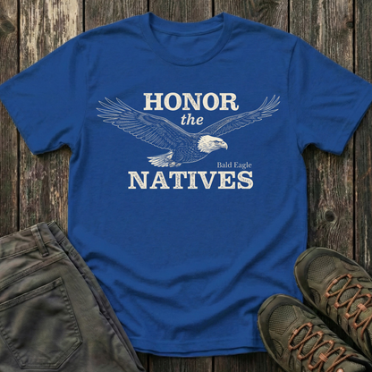 Honor The Natives Bald Eagle T-shirt