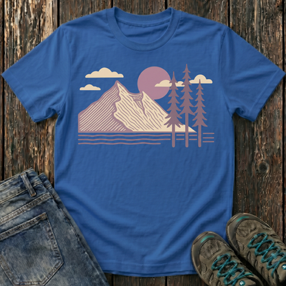Children's Lavender Mountain Sunset T-shirt