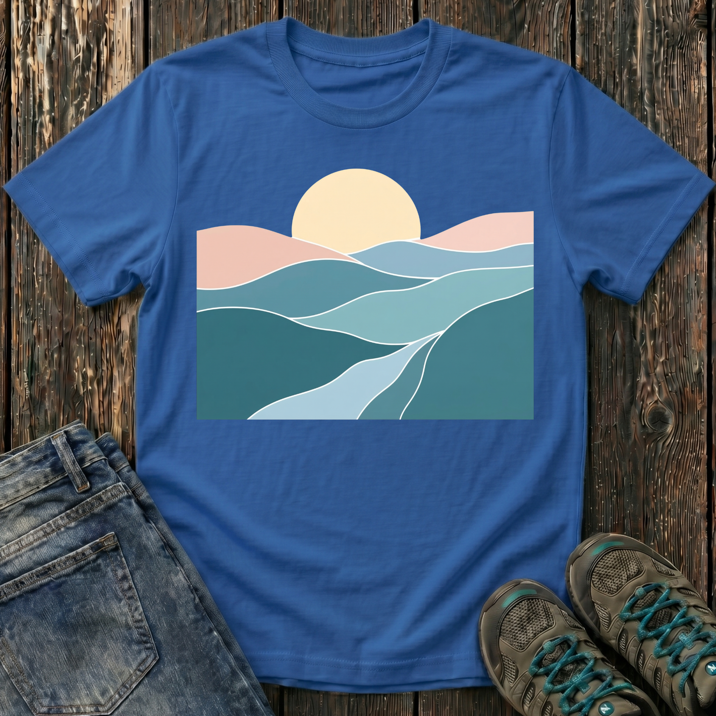 Children’s Sunset Over Rolling Hills T-shirt