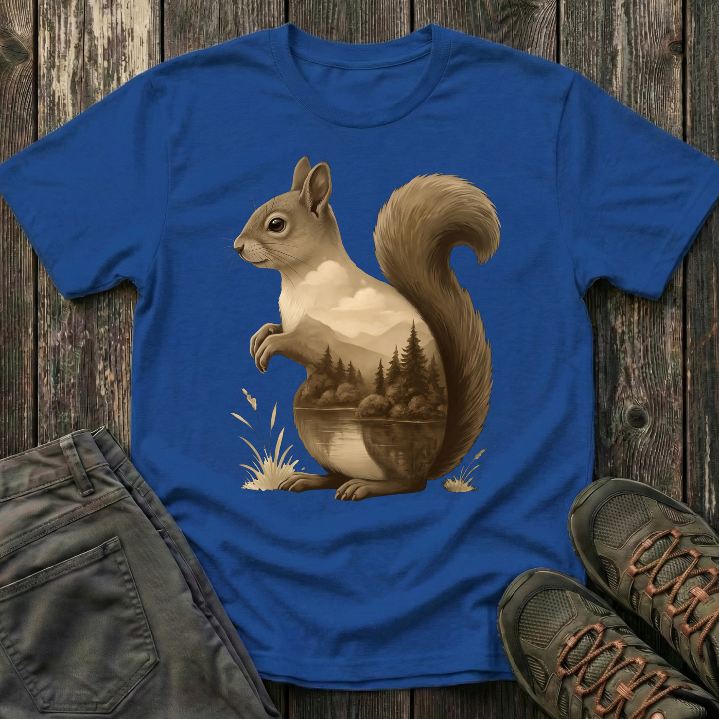 Squirrel Inner Landscape T-shirt