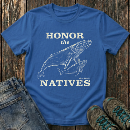 Children's Honor The Natives Gray Whale T-shirt