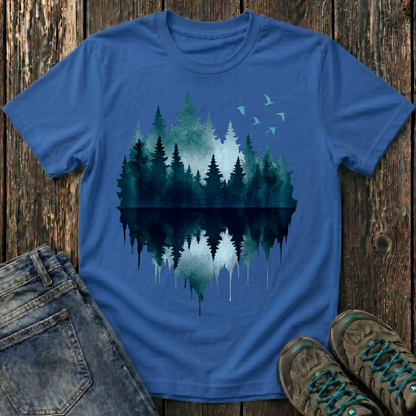Children's Ink Drip Forest T-shirt
