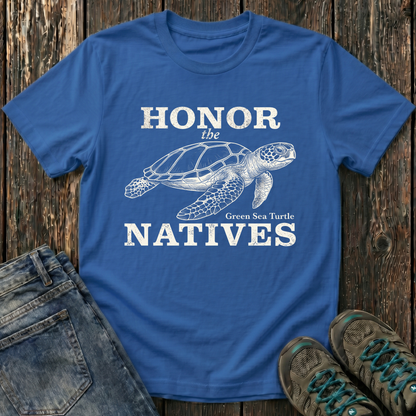 Children's Honor The Natives Green Sea Turtle T-shirt