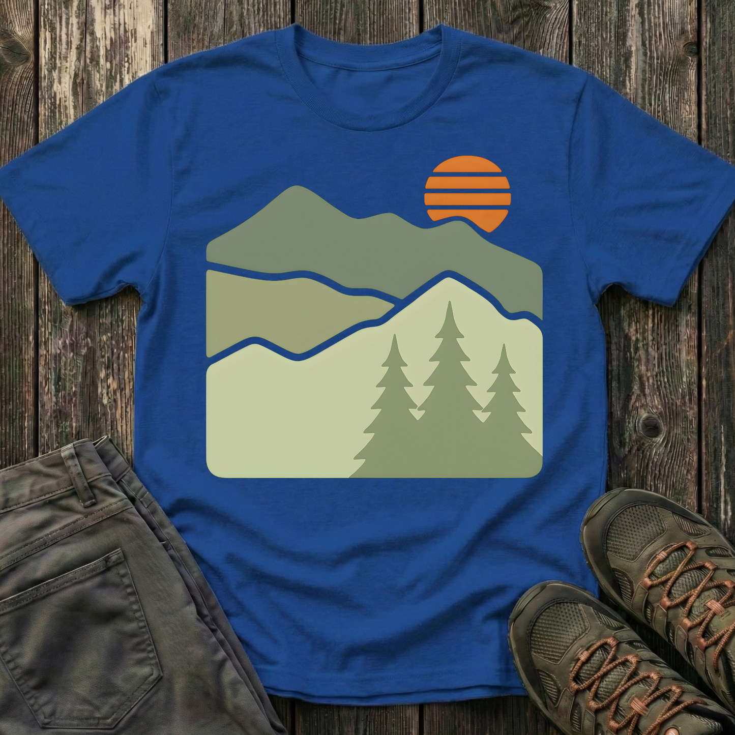 Retro Sun Rising T-shirt