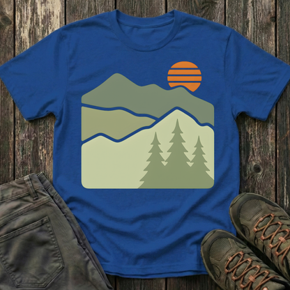 Retro Sun Rising T-shirt