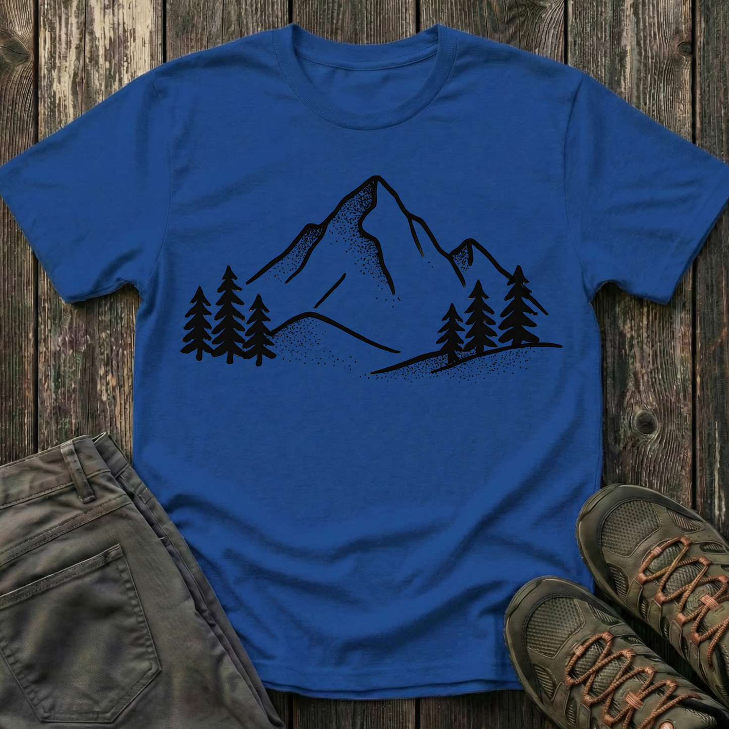 Minimalist Mountain Range T-shirt